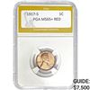 1917-S Lincoln Cent PGA MS65+ RED