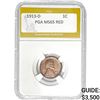 1913-D Lincoln Cent PGA MS65 RED