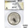 Image 1 : 1921-D Morgan Silver Dollar ANACS MS63