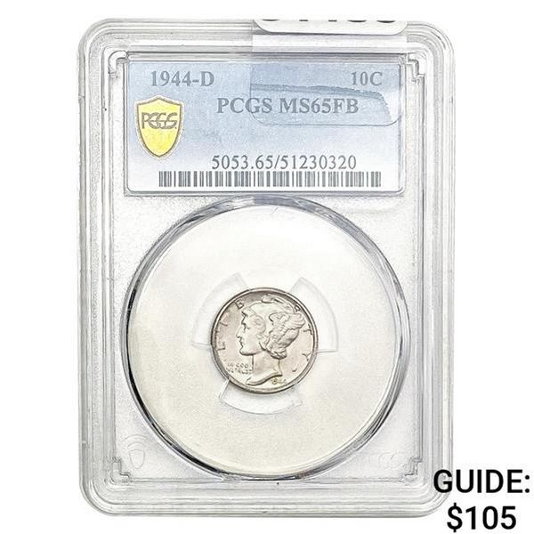 1944-D Mercury Silver Dime PCGS MS65 FB