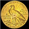 Image 2 : 1915 Indian Head $2.5 Gold Quarter Eagle HIGH GRADE