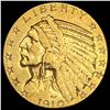 1910-D Indian Head Half Eagle $5 NEARLY UNCIRCULATED
