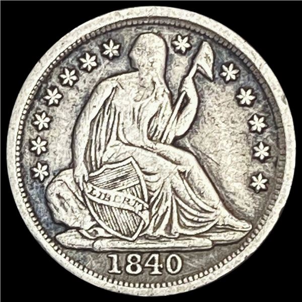 1840-O Seated Liberty Half Dime LIGHTLY CIRCULATED