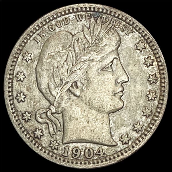 1904 Barber Quarter CLOSELY UNCIRCULATED