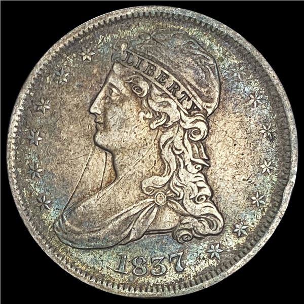 1837 Capped Bust Half Dollar LIGHTLY CIRCULATED