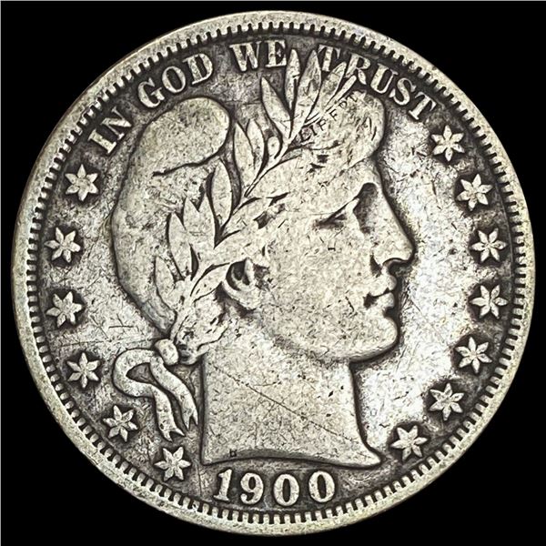 1900-O Barber Half Dollar LIGHTLY CIRCULATED
