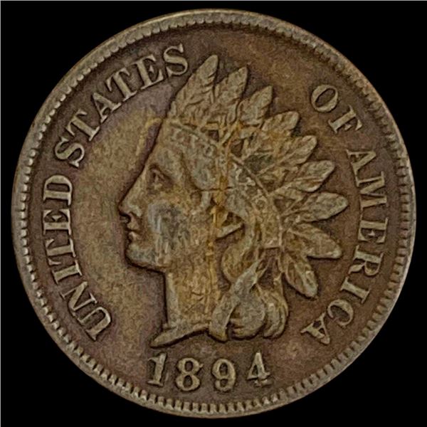 1894 Indian Head Cent CLOSELY UNCIRCULATED
