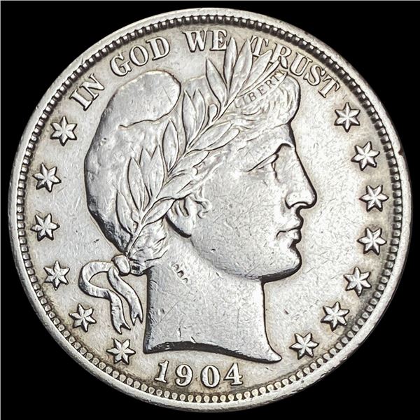 1904 Barber Half Dollar CHOICE AU