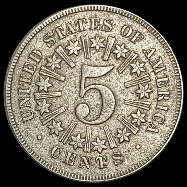 1866 Shield Nickel CLOSELY UNCIRCULATED