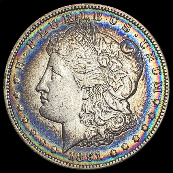 1891-CC Morgan Silver Dollar CLOSELY UNCIRCULATED