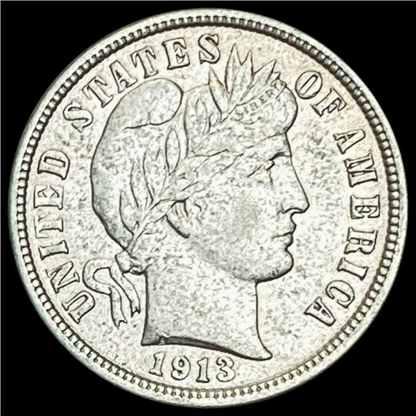 1913 Barber Dime UNCIRCULATED