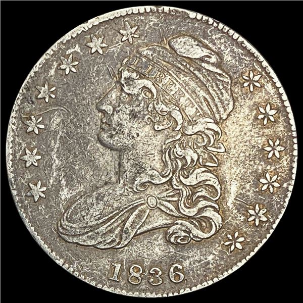1836 Capped Bust Half Dollar LIGHTLY CIRCULATED