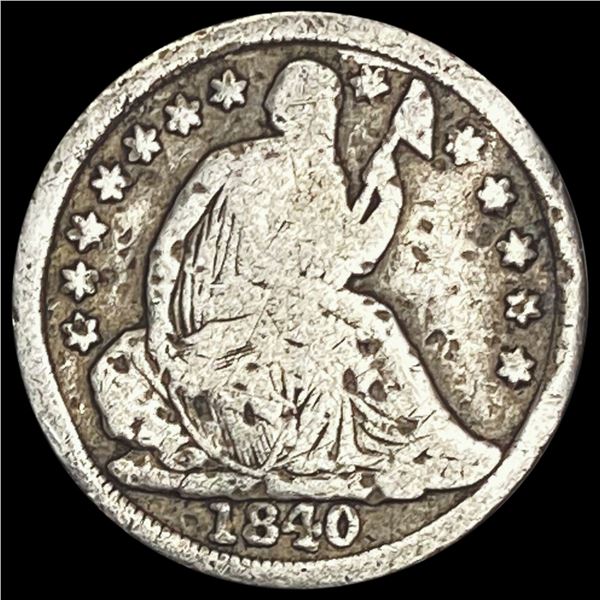 1840-O Seated Liberty Half Dime NICELY CIRCULATED