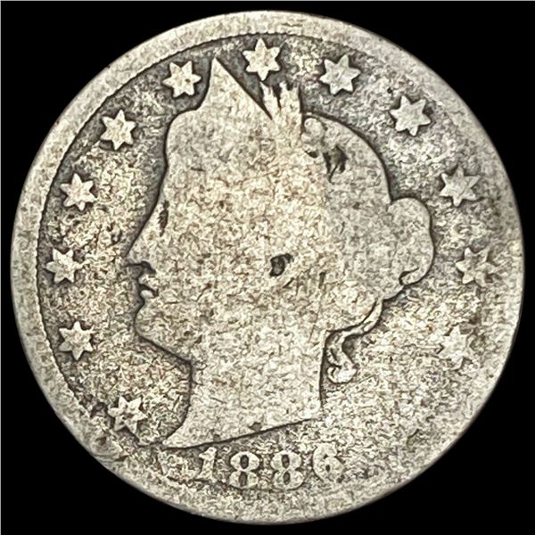 1886 Liberty Head Nickel NICELY CIRCULATED