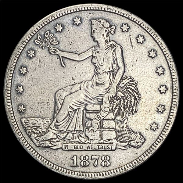 1878-S Trade Dollar LIGHTLY CIRCULATED