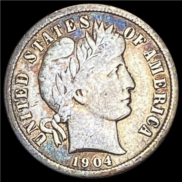 1904-S Barber Dime LIGHTLY CIRCULATED