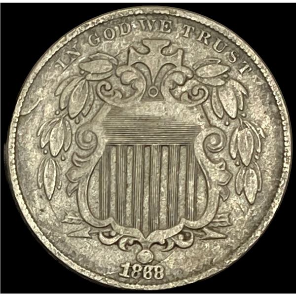 1888 Shield Nickel CLOSELY UNCIRCULATED