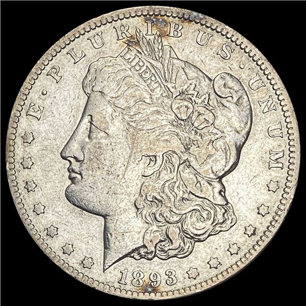 1893-CC Morgan Silver Dollar CLOSELY UNCIRCULATED