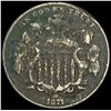 Image 1 : 1871 Shield Nickel NICELY CIRCULATED