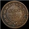 Image 2 : Civil War Token Army/Navy CLOSELY UNCIRCULATED