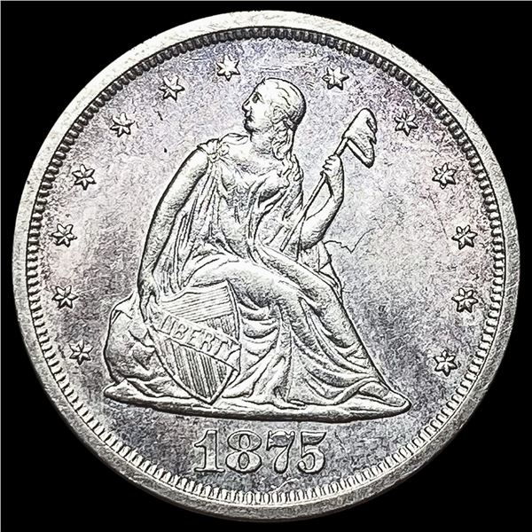 1875-S Twenty Cent Piece UNCIRCULATED