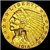 1914-D Indian Head $2.50 Gold Quarter Eagl CLOSELY U