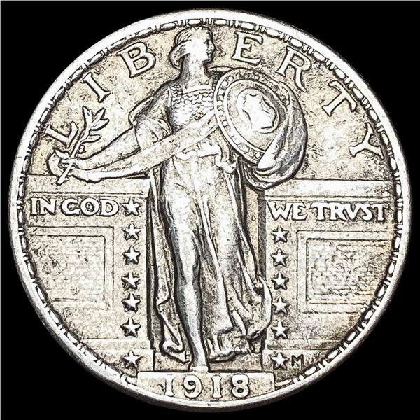 1918 Standing Liberty Quarter CLOSELY UNCIRCULATED