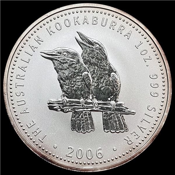 2006 Australian Kookaburra 1oz Silver GEM PROOF