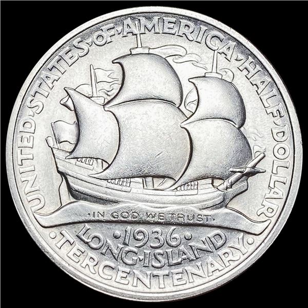 1936 Long Island Tercentenary Half Dolla UNCIRCULATED