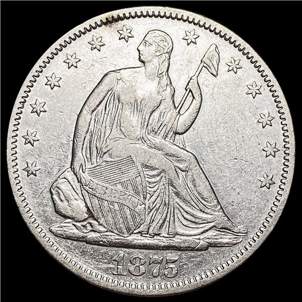 1875 Seated Liberty Half Dollar UNCIRCULATED