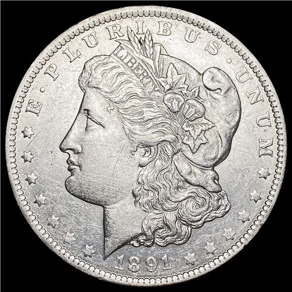 1891-O Morgan Silver Dollar CLOSELY UNCIRCULATED