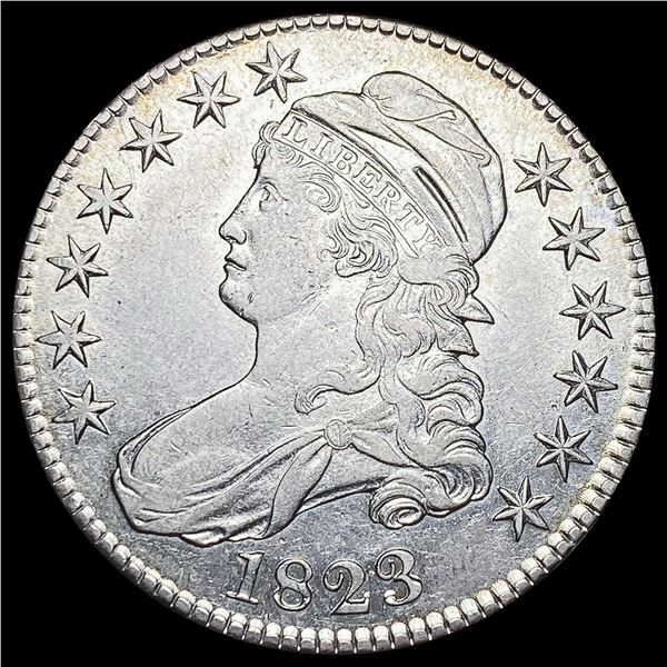 1823 Capped Bust Half Dollar CHOICE AU