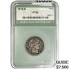 1916-D Barber Quarter NTC VF20
