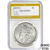 1879-S Morgan Dollar PGA MS65+