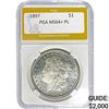 1897 Morgan Silver Dollar PGA MS64+ PL