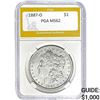 1887-O Morgan Silver Dollar PGA MS62