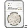 Image 1 : 1887 Morgan Silver Dollar NGC MS64