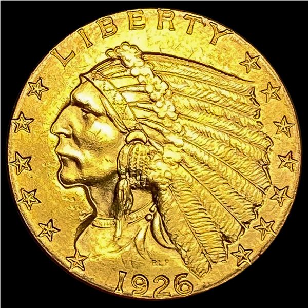 1926 Indian Head $2.50 Gold Quarter Eagl UNCIRCULATED