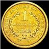 Image 2 : 1852 Liberty Head Gold Dollar CHOICE AU