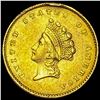 Image 1 : 1854 $1 Gold Dollar HIGH GRADE