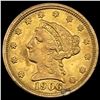 Image 1 : 1906 Liberty Head Quarter Eagle $2.50 CLOSELY UNCIRCULATED