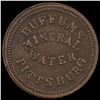 Image 2 : Buffum's Mineral Water Token Pittsburg CLOSELY U
