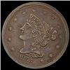 1855 Braided Hair Half Cent UNCIRCULATED