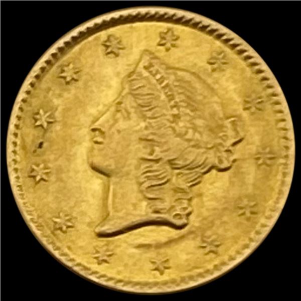 1851 Liberty Head Gold Dollar CLOSELY UNCIRCULAT