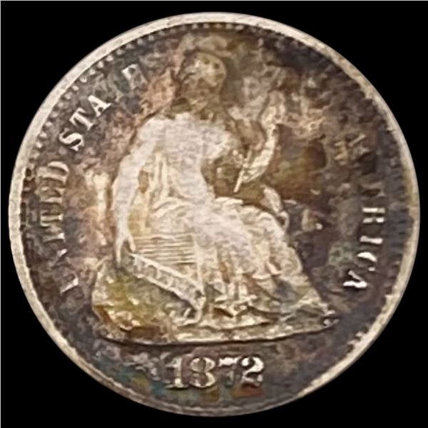 1872 Seated Liberty Half Dime NICELY CIRCULATED