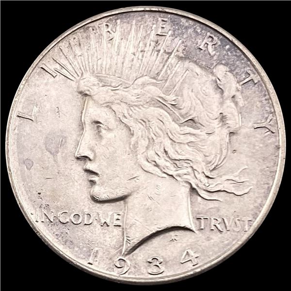 1934-D Peace Dollar CLOSELY UNCIRCULATED