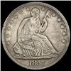 Image 1 : 1857 Seated Liberty Half Dollar CLOSELY UNCIRCULATED