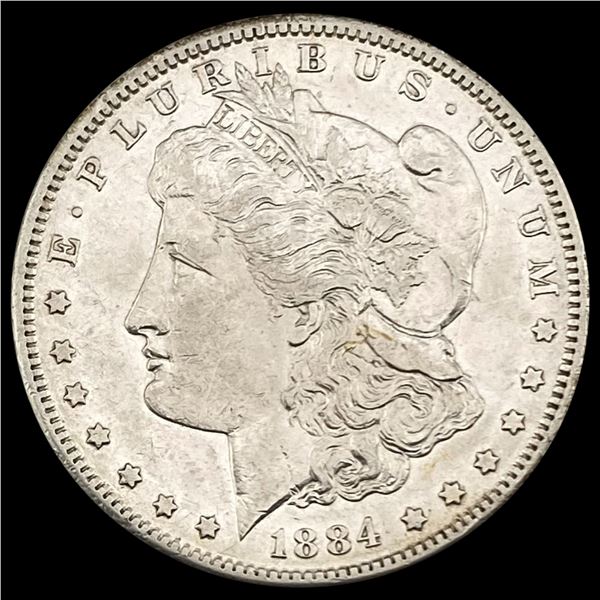 1884-S Morgan Silver Dollar CLOSELY UNCIRCULATED