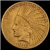 1910-S Indian Head Eagle $10 LIGHTLY CIRCULATED