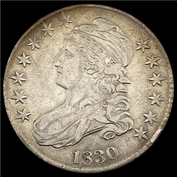 1830 Capped Bust Half Dollar CLOSELY UNCIRCULATED